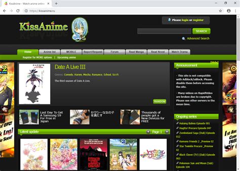 What is the official kissanime site : r/KissAnime .